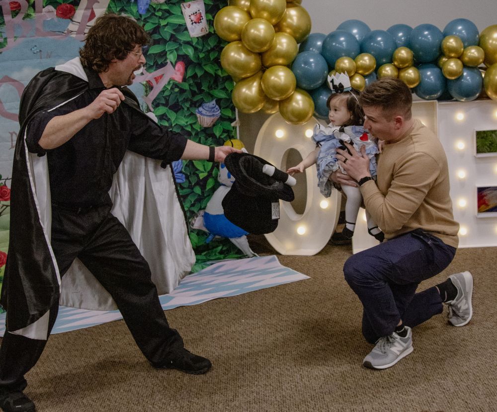 Everyone helps do the magic!